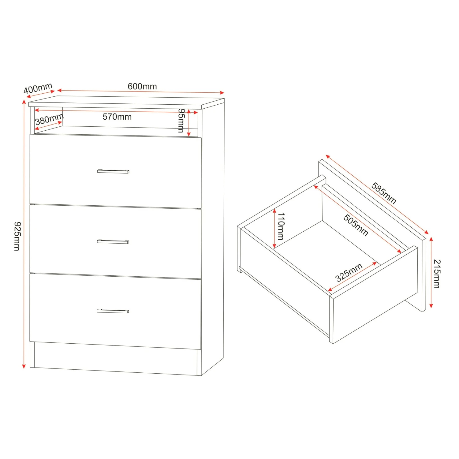 Polar Bedroom Set - Beech 8 Polar Bedroom Set - Beech - Image 6