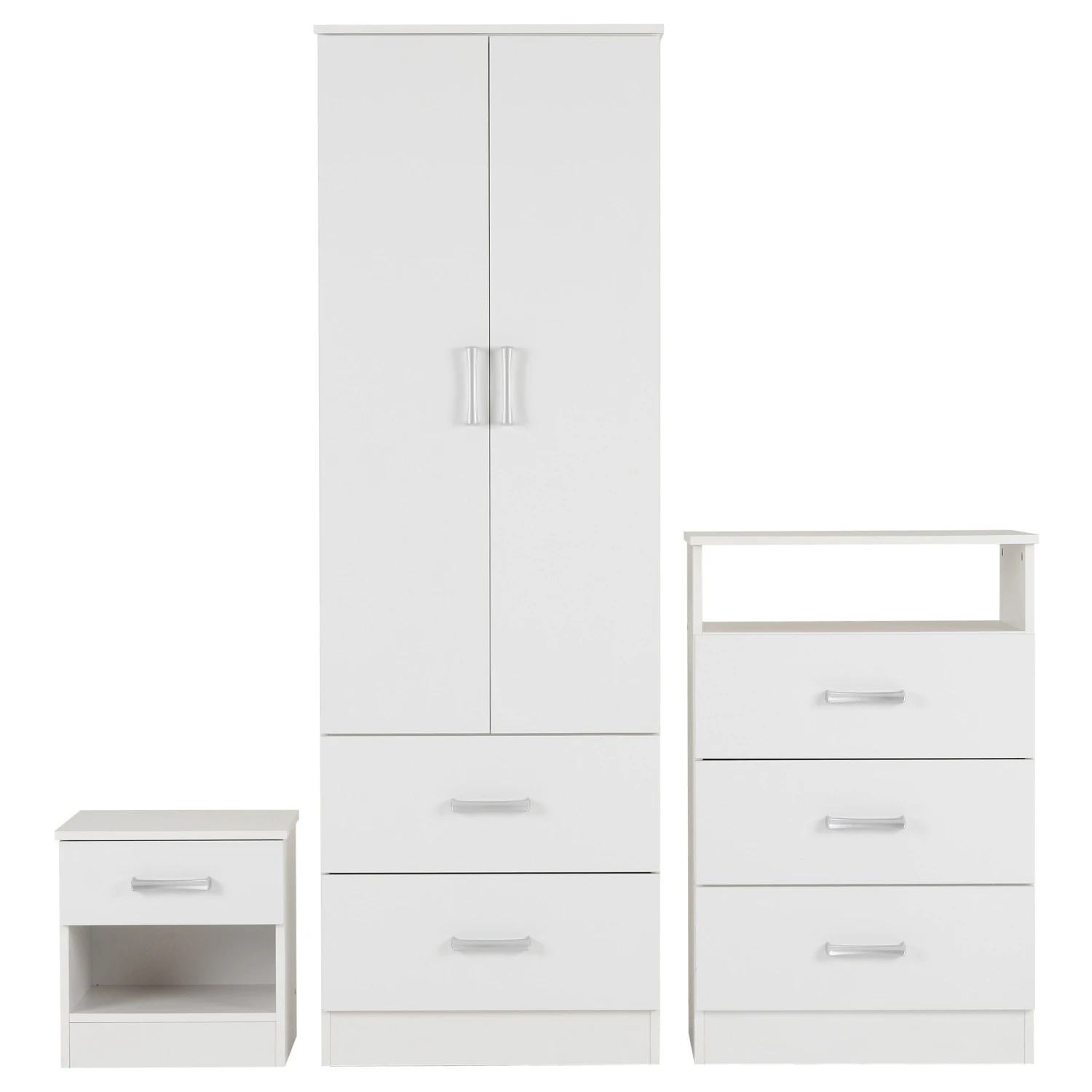 Polar Bedroom Set - White 3 Polar Bedroom Set - White