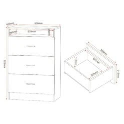 Polar Bedroom Set - White 16 Polar Bedroom Set - White -Cheap Bed Store polar bedroom set white p69490 119440 zoom