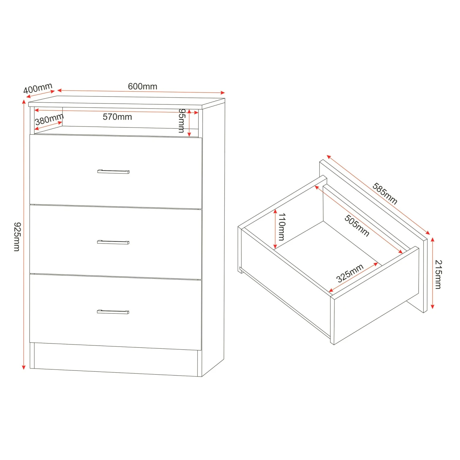 Polar Bedroom Set - White 9 Polar Bedroom Set - White - Image 7