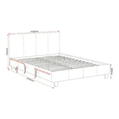 Prado Mustard Fabric Bed -Cheap Bed Store prado mustard fabric bed p76554 136018 zoom