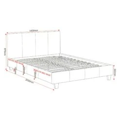 Prado Petrol Blue Fabric Bed -Cheap Bed Store prado petrol blue fabric bed p76555 136022 zoom