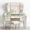 Pristina Mirror Champagne 3 Drawer Dressing Table -Cheap Bed Store pristina mirror champagne 3 drawer dressing table p80772 159484 zoom