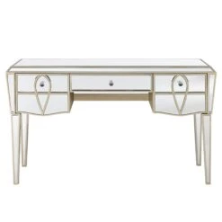 Pristina Mirror Champagne 3 Drawer Dressing Table -Cheap Bed Store pristina mirror champagne 3 drawer dressing table p80772 159486 zoom