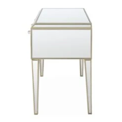 Pristina Mirror Champagne 3 Drawer Dressing Table -Cheap Bed Store pristina mirror champagne 3 drawer dressing table p80772 159489 zoom