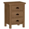 Ranston Oak 3 Drawer Bedside -Cheap Bed Store ranston oak 3 drawer bedside p56460 116489 zoom
