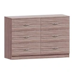 Riano 6 Drawer Walnut Chest