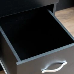 Riano Black 3 Drawer Dressing Table -Cheap Bed Store riano black 3 drawer dressing table p53856 71248 zoom