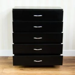 Riano Black 5 Drawer Chest 10 Riano Black 5 Drawer Chest -Cheap Bed Store riano black 5 drawer chest p54068 72390 zoom