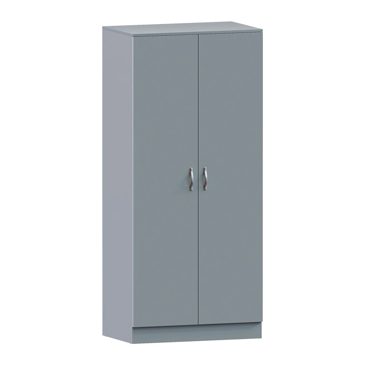 Riano Grey 2 Door Wardrobe 3 Riano Grey 2 Door Wardrobe
