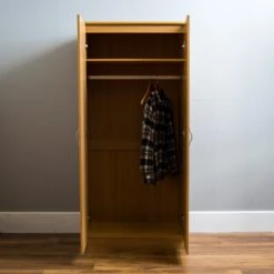 Riano Pine 2 Door Wardrobe -Cheap Bed Store riano pine 2 door wardrobe p53656 70055 zoom