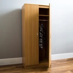 Riano Pine 2 Door Wardrobe -Cheap Bed Store riano pine 2 door wardrobe p53656 70057 zoom