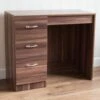 Riano Walnut 3 Drawer Dressing Table -Cheap Bed Store riano walnut 3 drawer dressing table p53858 71269 zoom