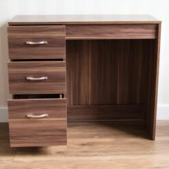 Riano Walnut 3 Drawer Dressing Table 9 Riano Walnut 3 Drawer Dressing Table -Cheap Bed Store riano walnut 3 drawer dressing table p53858 71270 zoom