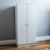 Riano White 2 Door Wardrobe -Cheap Bed Store riano white 2 door wardrobe p53682 70147 zoom