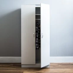 Riano White 2 Door Wardrobe 12 Riano White 2 Door Wardrobe -Cheap Bed Store riano white 2 door wardrobe p53682 70150 zoom