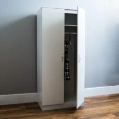 Riano White 2 Door Wardrobe 13 Riano White 2 Door Wardrobe -Cheap Bed Store riano white 2 door wardrobe p53682 70154 zoom