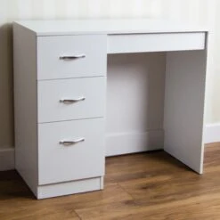 Riano White 3 Drawer Dressing Table -Cheap Bed Store riano white 3 drawer dressing table p53859 71279 zoom