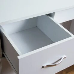 Riano White 3 Drawer Dressing Table -Cheap Bed Store riano white 3 drawer dressing table p53859 71282 zoom