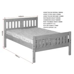Rio Wooden Bed Frame 8 Rio Wooden Bed Frame -Cheap Bed Store rio wooden bed frame p69626 107836 zoom