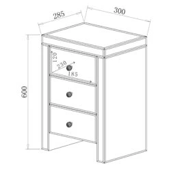 Romano Crystal Slim Venetian Mirrored Bedside -Cheap Bed Store romano crystal slim venetian mirrored bedside p49224 107115 zoom