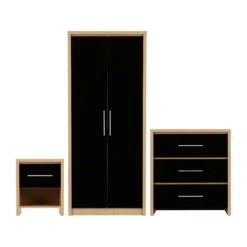 Seville Black Bedroom Set