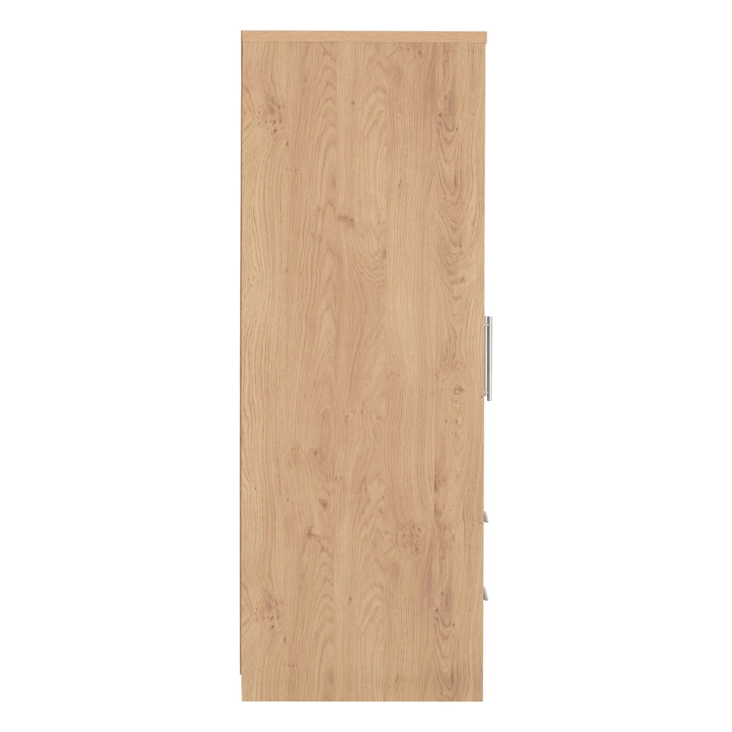 Seville Grey Gloss & Light Oak 4 Door 2 Drawer Wardrobe 10 Seville Grey Gloss & Light Oak 4 Door 2 Drawer Wardrobe - Image 8