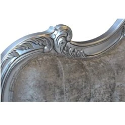 Silver Antique French Style Crushed Velvet Bed 7 Silver Antique French Style Crushed Velvet Bed -Cheap Bed Store silver antique french style crushed velvet bed p44083 39843 zoom