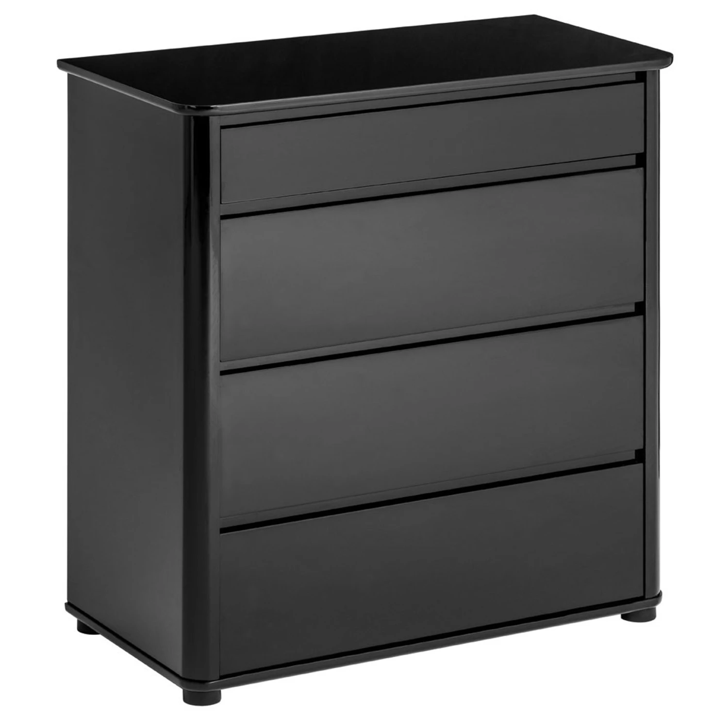 Small Black Drawer Chest 3 Small Black Drawer Chest