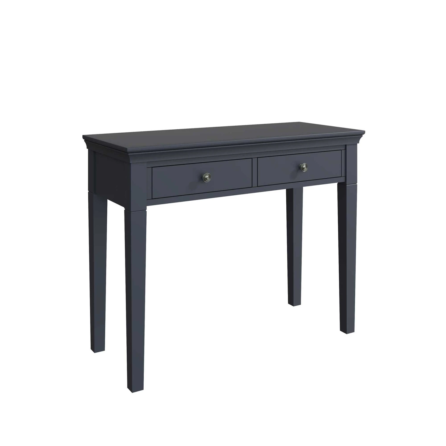 Swindon Midnight Grey 2 Drawer Dressing Table 4 Swindon Midnight Grey 2 Drawer Dressing Table - Image 2
