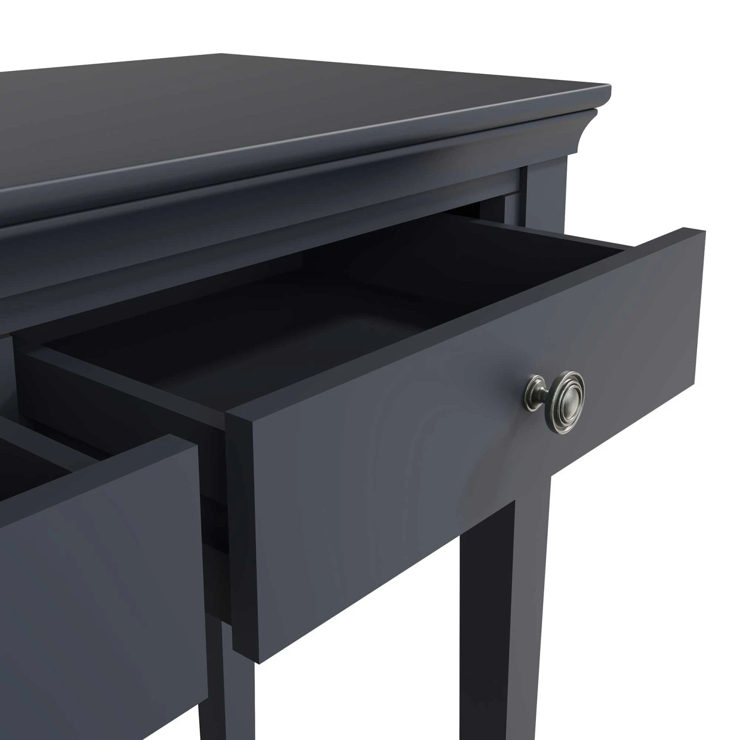 Swindon Midnight Grey 2 Drawer Dressing Table 8 Swindon Midnight Grey 2 Drawer Dressing Table - Image 6