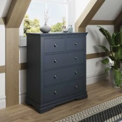 Swindon Midnight Grey 2 Over 3 Chest