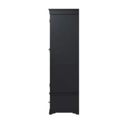 Swindon Midnight Grey 3 Door 3 Drawer Wardrobe -Cheap Bed Store swindon midnight grey 3 door 3 drawer wardrobe p74584 114075 zoom
