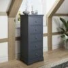 Swindon Midnight Grey 5 Drawer Wellington Chest 1 Swindon Midnight Grey 5 Drawer Wellington Chest -Cheap Bed Store swindon midnight grey 5 drawer wellington chest p74570 113983 zoom