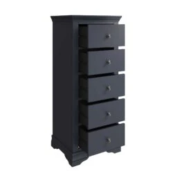 Swindon Midnight Grey 5 Drawer Wellington Chest -Cheap Bed Store swindon midnight grey 5 drawer wellington chest p74570 113985 zoom