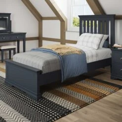 Swindon Midnight Grey Bed
