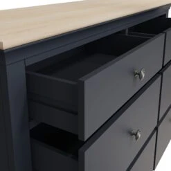 Swindon Oak Midnight Grey 6 Drawer Chest 15 Swindon Oak Midnight Grey 6 Drawer Chest -Cheap Bed Store swindon oak midnight grey 6 drawer chest p81234 162732 zoom