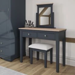 Swindon Oak Midnight Grey Dressing Table
