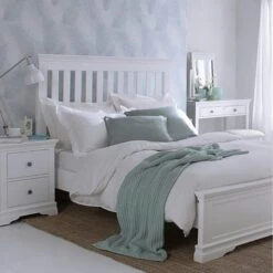 Swindon White 2 Door Full Hanging Wardrobe -Cheap Bed Store swindon white 2 door full hanging wardrobe p56894 95961 zoom