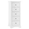 Swindon White 5 Drawer Tallboy Chest -Cheap Bed Store swindon white 5 drawer tallboy chest p56874 80310 zoom
