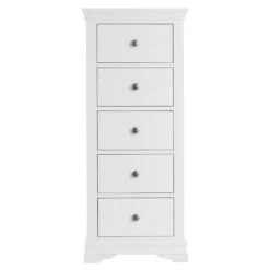 Swindon White 5 Drawer Tallboy Chest 8 Swindon White 5 Drawer Tallboy Chest -Cheap Bed Store swindon white 5 drawer tallboy chest p56874 80312 zoom