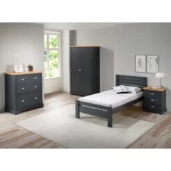 Toledo Grey 2 And 2 Drawer Chest -Cheap Bed Store toledo grey 2 and 2 drawer chest p76421 122720 zoom