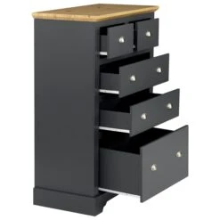 Toledo Grey 3 And 2 Drawer Chest -Cheap Bed Store toledo grey 3 and 2 drawer chest p76360 122399 zoom