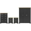 Toledo Grey 3 Door Wardrobe Bedroom Set -Cheap Bed Store toledo grey 3 door wardrobe bedroom set p76405 122617 zoom