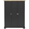 Toledo Grey 3 Door Wardrobe -Cheap Bed Store toledo grey 3 door wardrobe p76410 122647 zoom