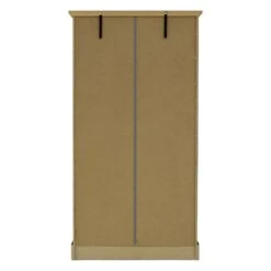 Toledo Grey & Oak 2 Door Wardrobe -Cheap Bed Store toledo grey oak 2 door wardrobe p76531 123512 zoom