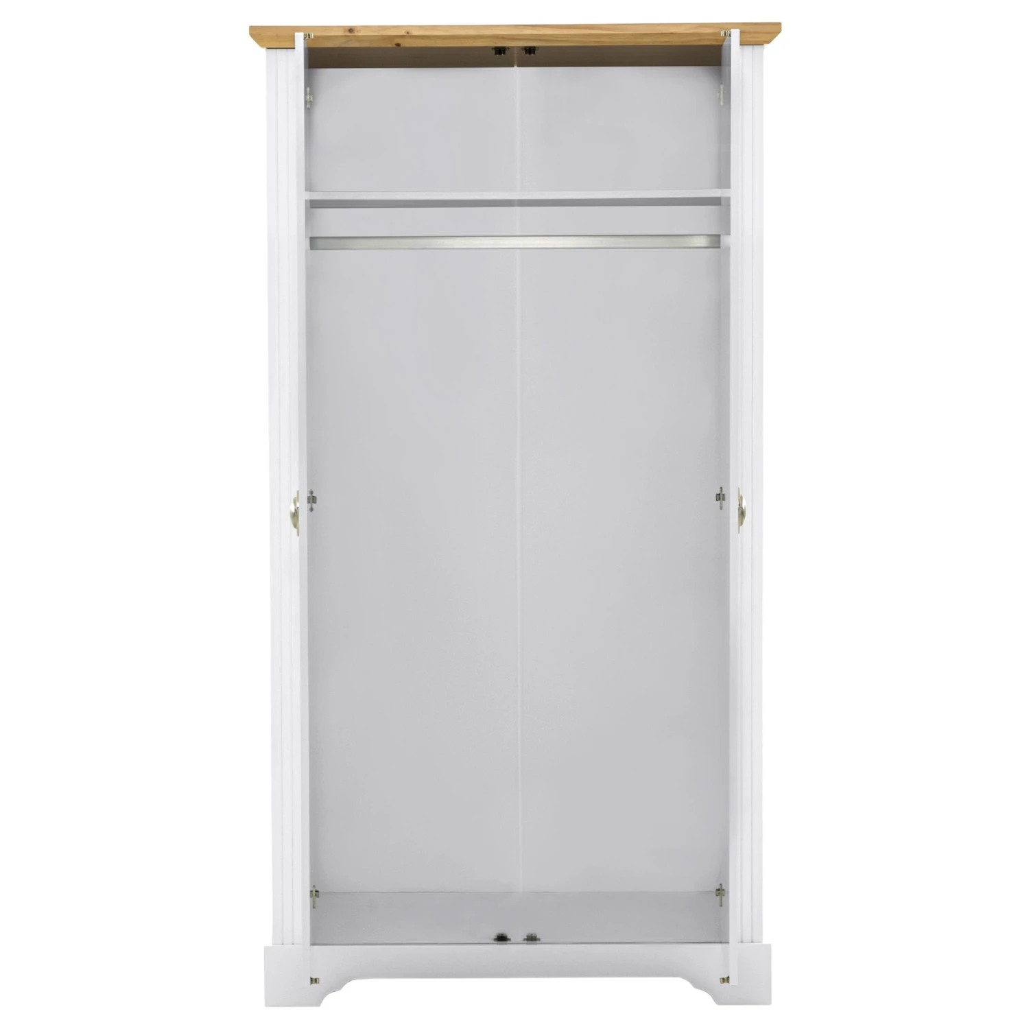 Toledo White 2 Door Wardrobe 6 Toledo White 2 Door Wardrobe - Image 4