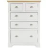 Toledo White 3 And 2 Drawer Chest -Cheap Bed Store toledo white 3 and 2 drawer chest p76359 122388 zoom