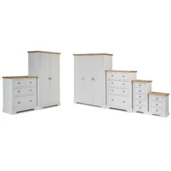 Toledo White 3 And 2 Drawer Chest -Cheap Bed Store toledo white 3 and 2 drawer chest p76359 122394 zoom