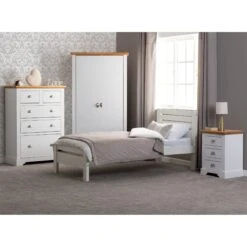 Toledo White 3 And 2 Drawer Chest -Cheap Bed Store toledo white 3 and 2 drawer chest p76359 122395 zoom